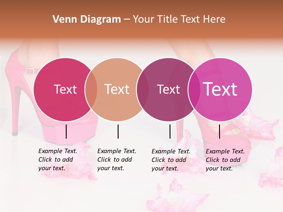 Young Isolated On White Girl PowerPoint Template