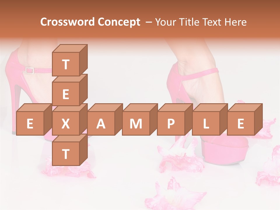 Young Isolated On White Girl PowerPoint Template