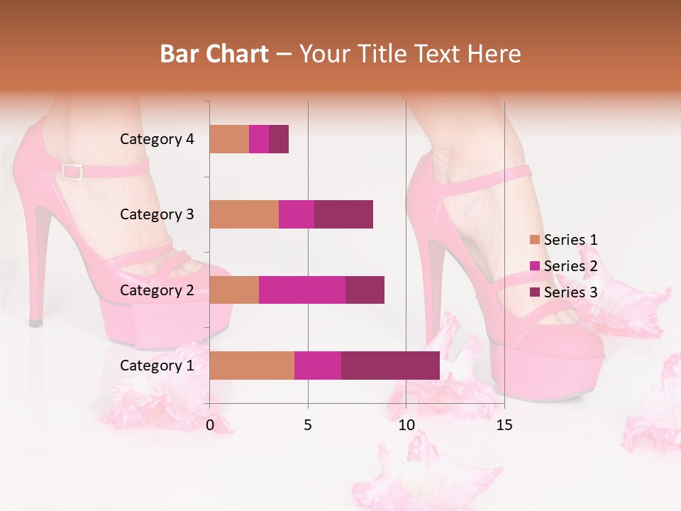 Young Isolated On White Girl PowerPoint Template