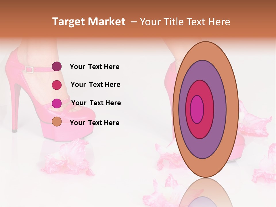 Young Isolated On White Girl PowerPoint Template