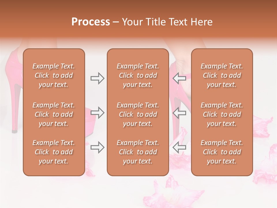 Young Isolated On White Girl PowerPoint Template