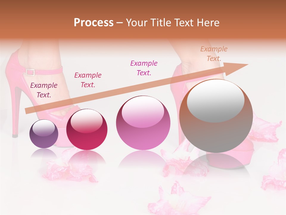 Young Isolated On White Girl PowerPoint Template