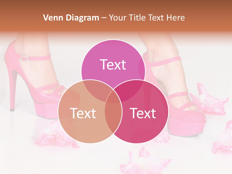 Young Isolated On White Girl PowerPoint Template