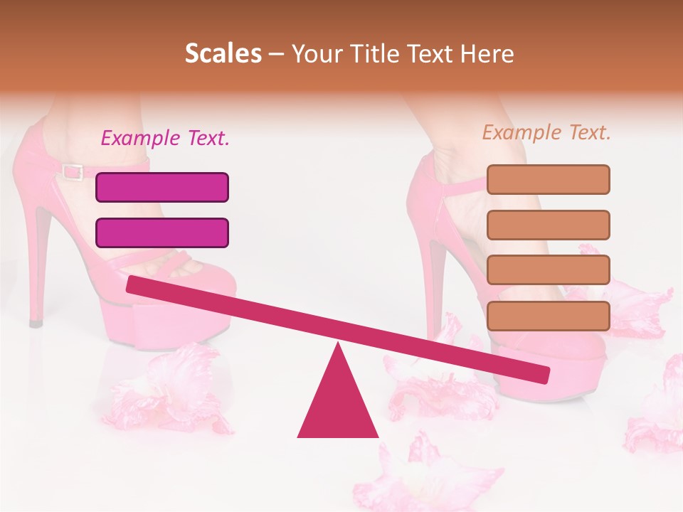 Young Isolated On White Girl PowerPoint Template