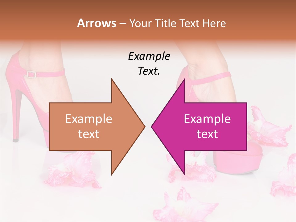 Young Isolated On White Girl PowerPoint Template