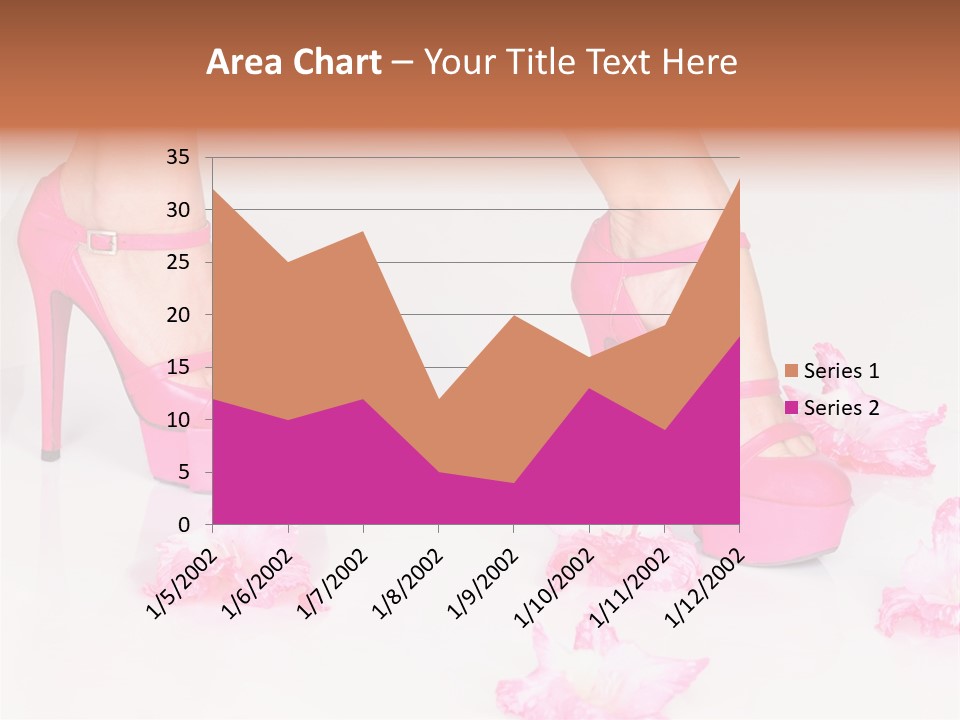 Young Isolated On White Girl PowerPoint Template