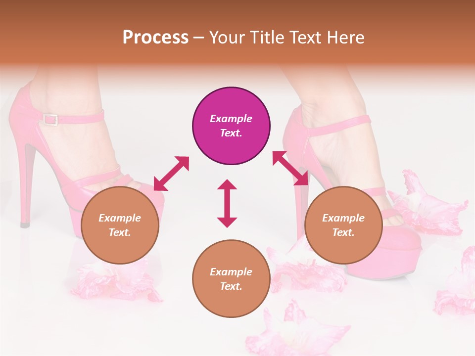 Young Isolated On White Girl PowerPoint Template