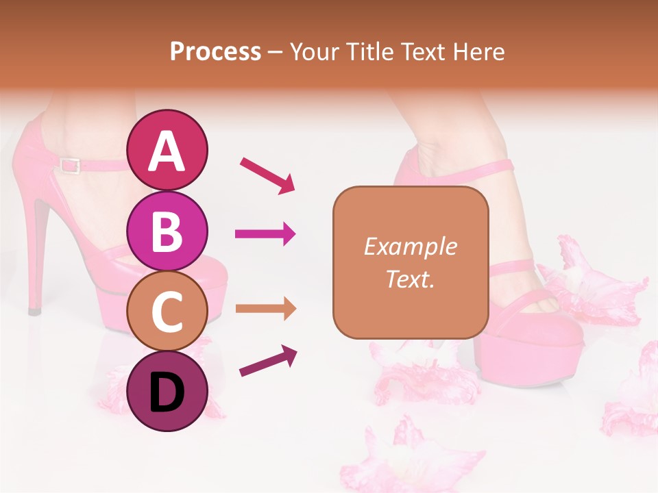 Young Isolated On White Girl PowerPoint Template