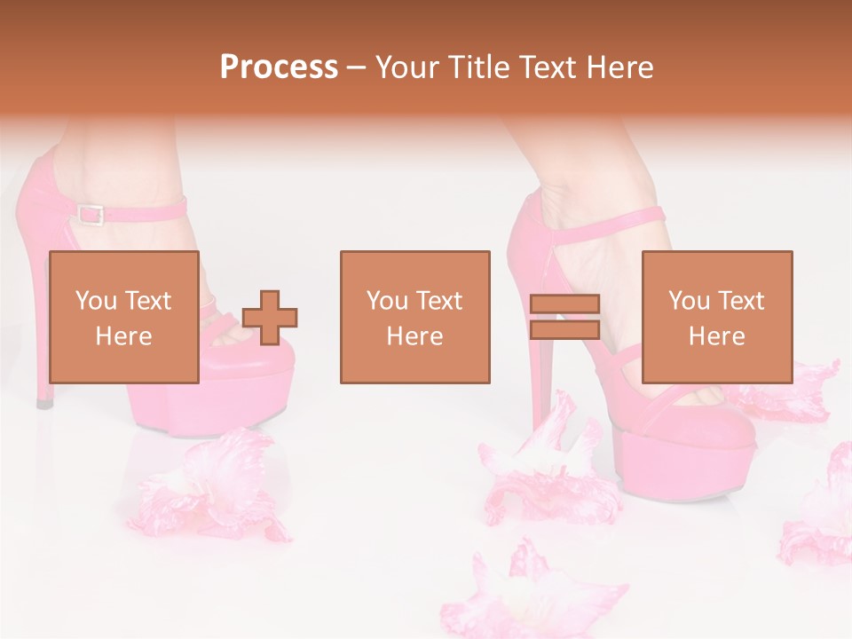 Young Isolated On White Girl PowerPoint Template