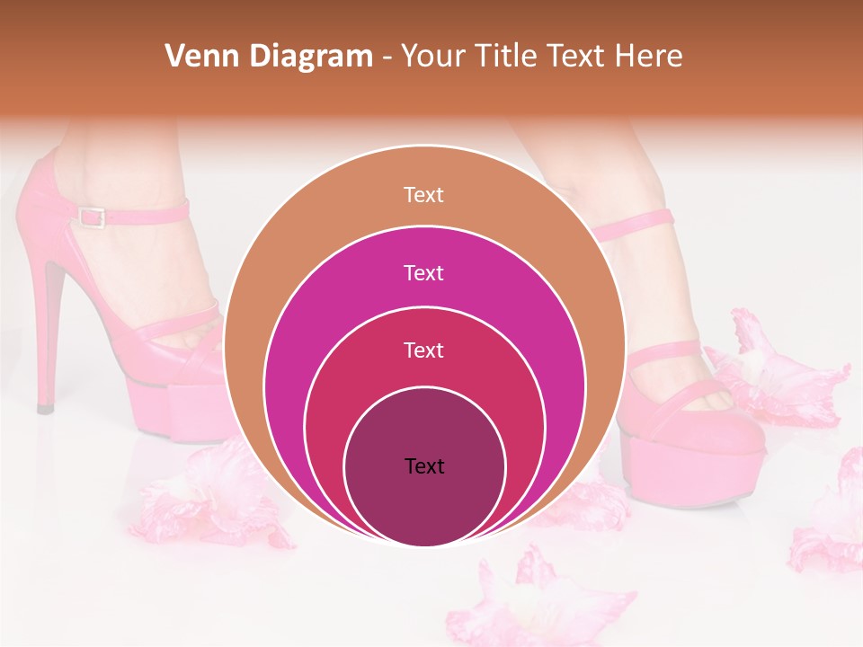 Young Isolated On White Girl PowerPoint Template