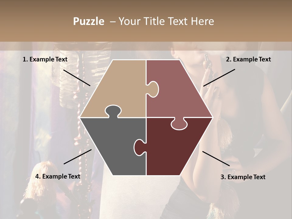 Art Enjoyment Tranquil PowerPoint Template
