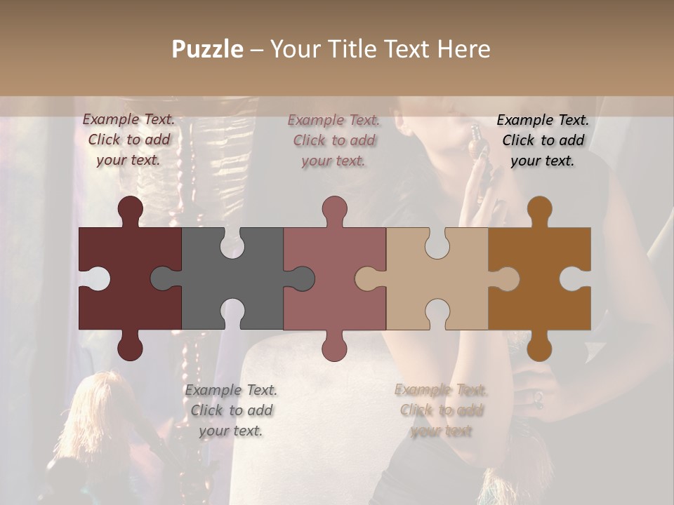 Art Enjoyment Tranquil PowerPoint Template