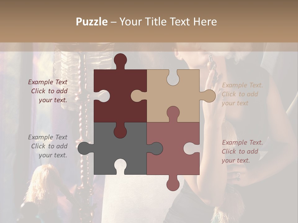 Art Enjoyment Tranquil PowerPoint Template