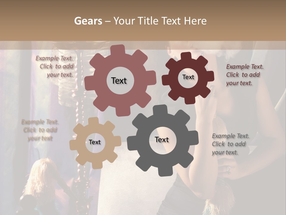 Art Enjoyment Tranquil PowerPoint Template