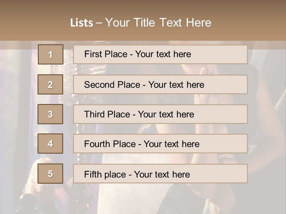 Art Enjoyment Tranquil PowerPoint Template