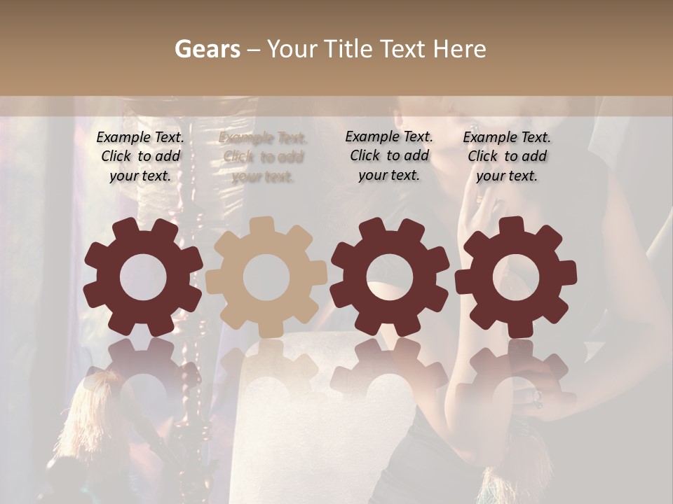 Art Enjoyment Tranquil PowerPoint Template