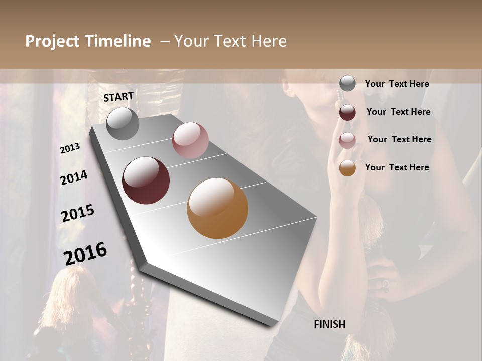 Art Enjoyment Tranquil PowerPoint Template