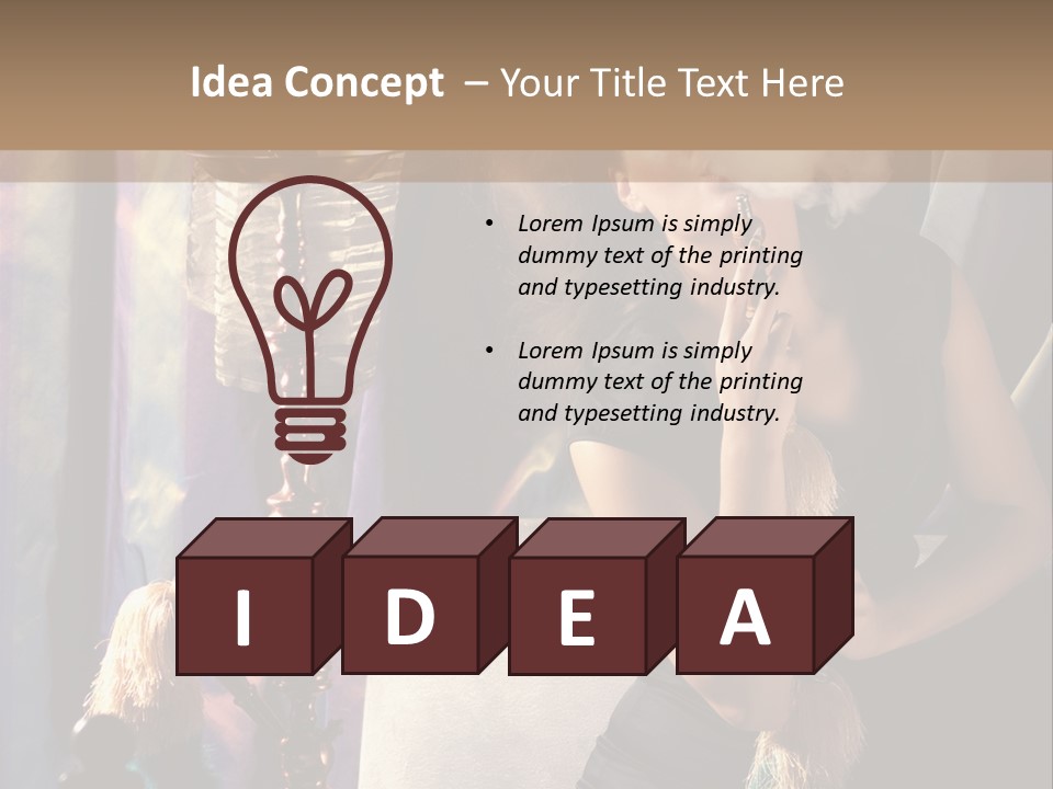 Art Enjoyment Tranquil PowerPoint Template