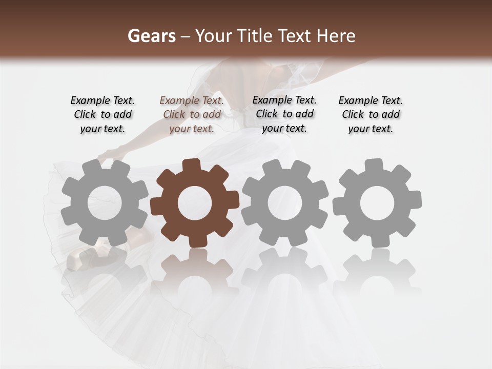 Vertical Color Performer PowerPoint Template