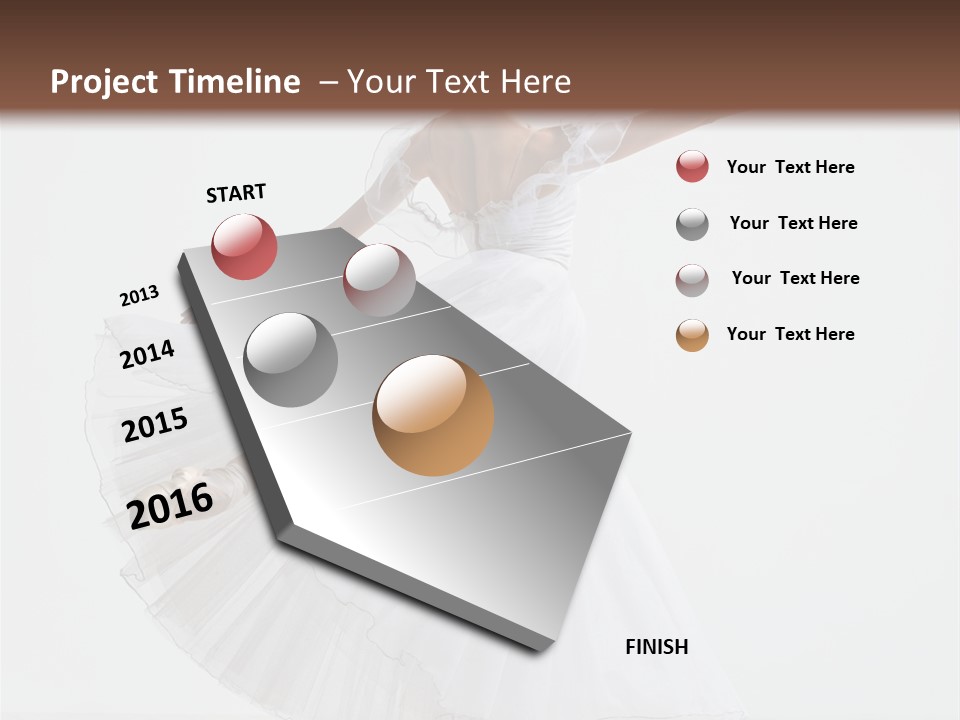 Vertical Color Performer PowerPoint Template