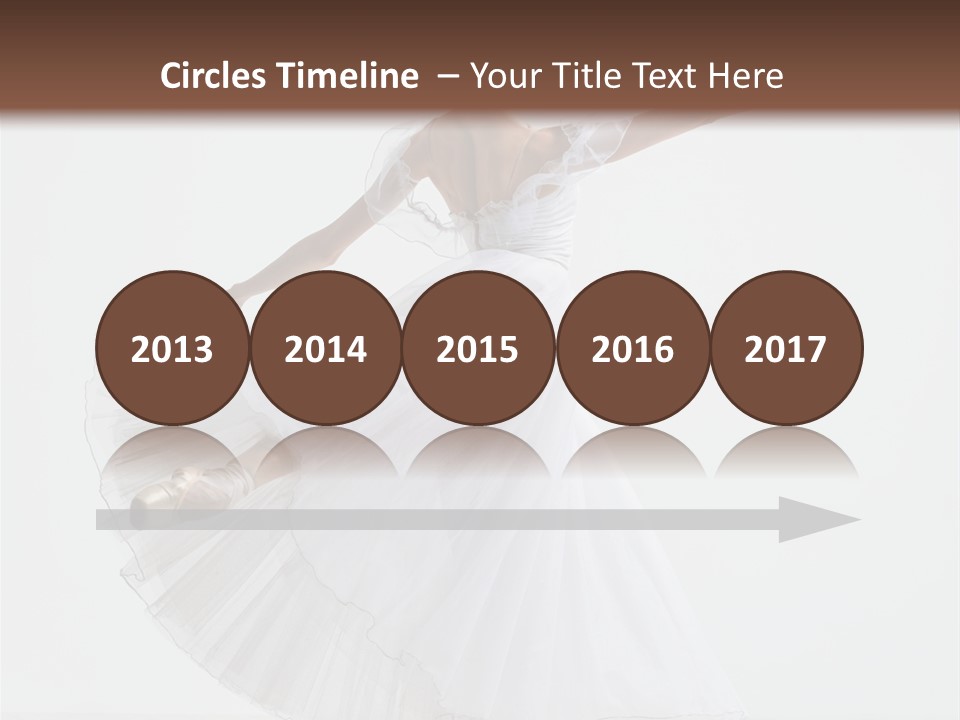 Vertical Color Performer PowerPoint Template