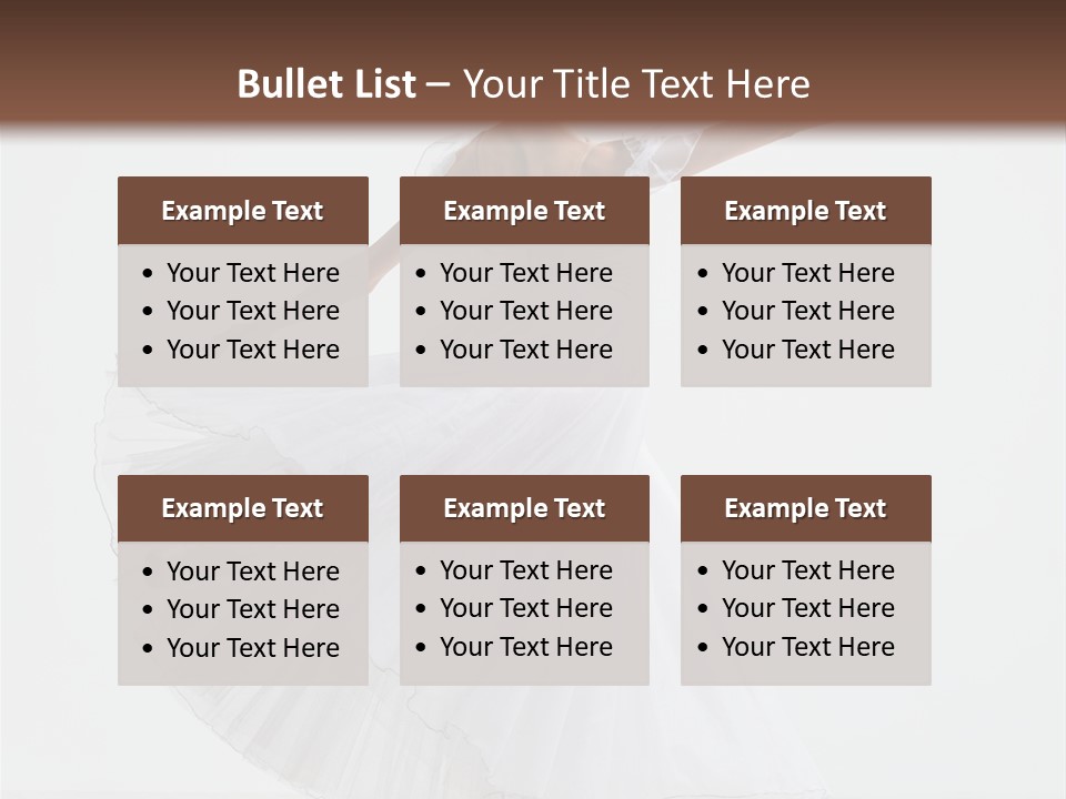 Vertical Color Performer PowerPoint Template