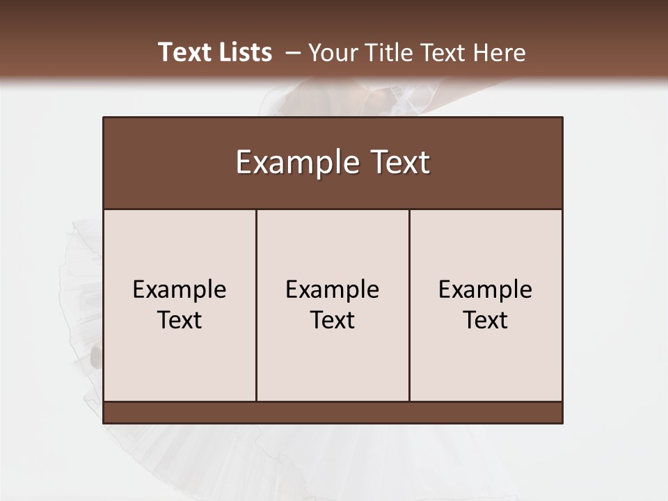 Vertical Color Performer PowerPoint Template