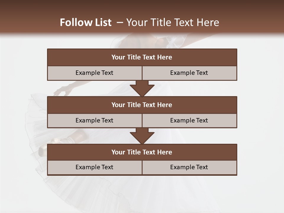 Vertical Color Performer PowerPoint Template