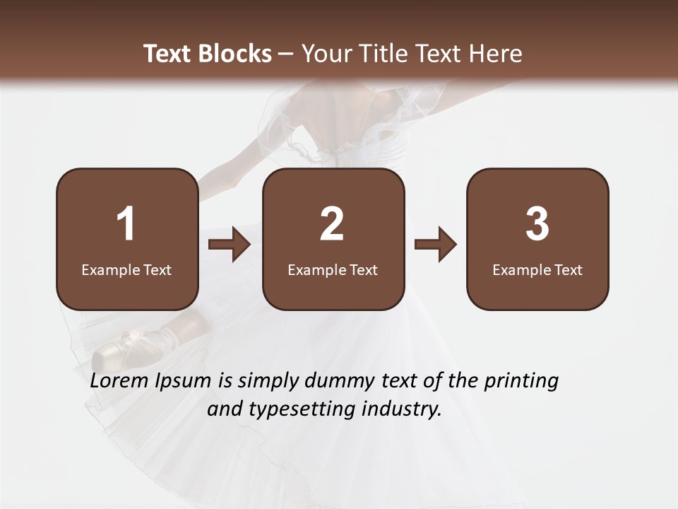 Vertical Color Performer PowerPoint Template