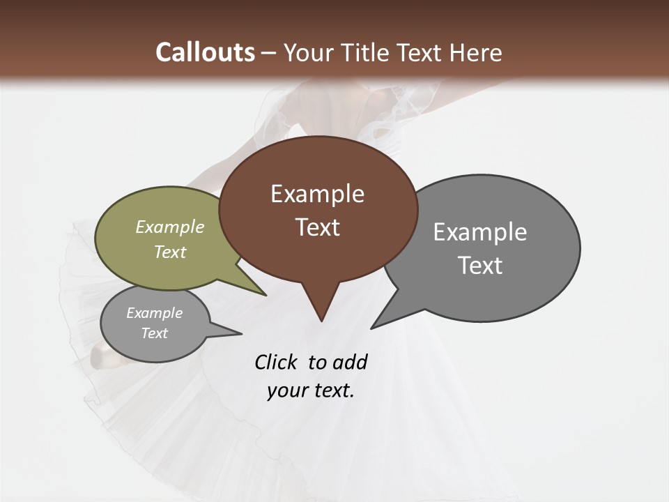 Vertical Color Performer PowerPoint Template