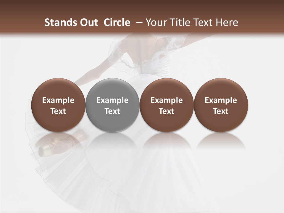 Vertical Color Performer PowerPoint Template