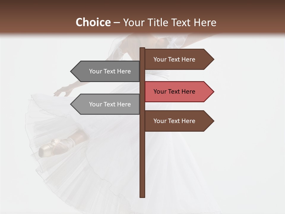Vertical Color Performer PowerPoint Template
