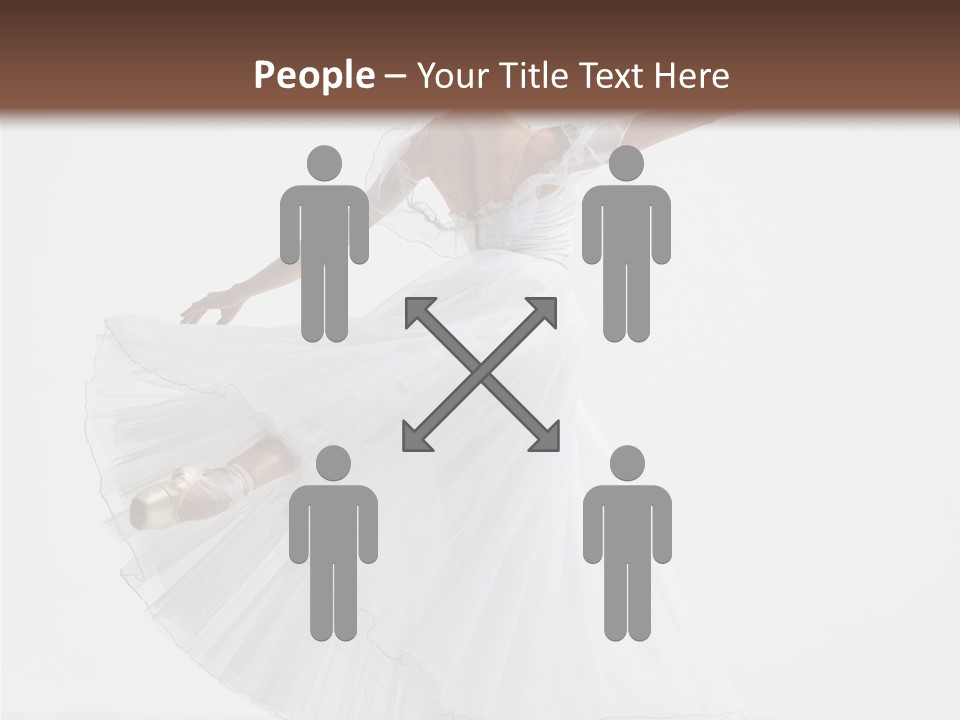 Vertical Color Performer PowerPoint Template