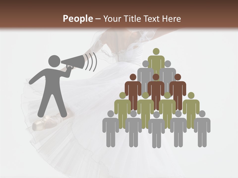 Vertical Color Performer PowerPoint Template