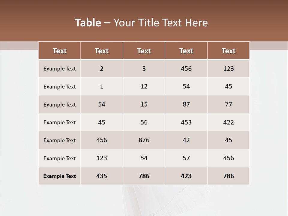 Performer Artist One PowerPoint Template