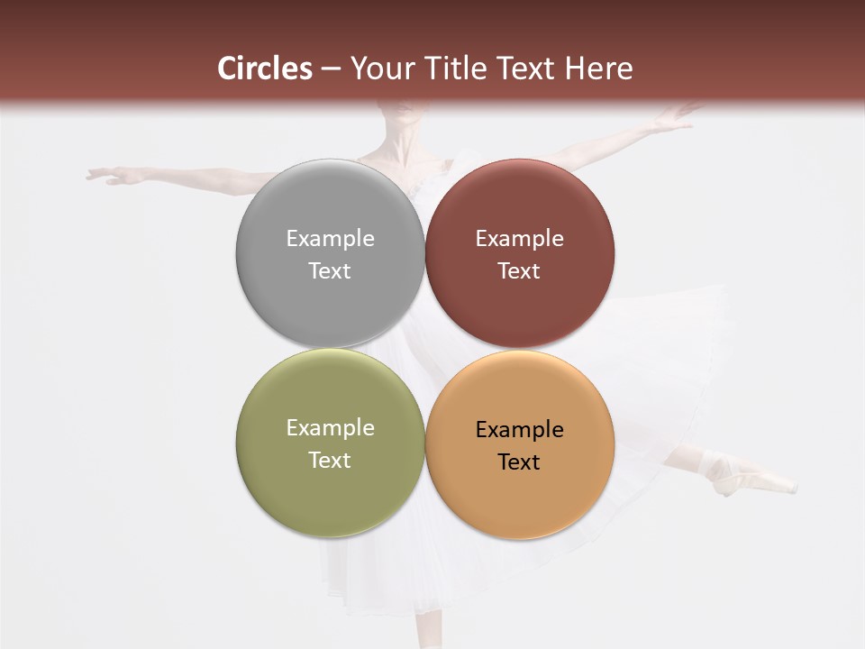 Ballerina Elegance Dancer PowerPoint Template