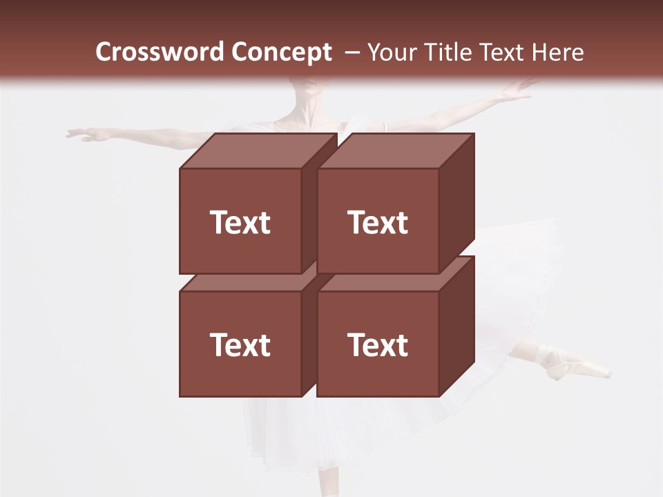 Ballerina Elegance Dancer PowerPoint Template