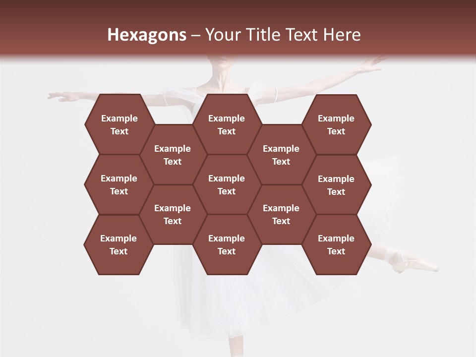 Ballerina Elegance Dancer PowerPoint Template