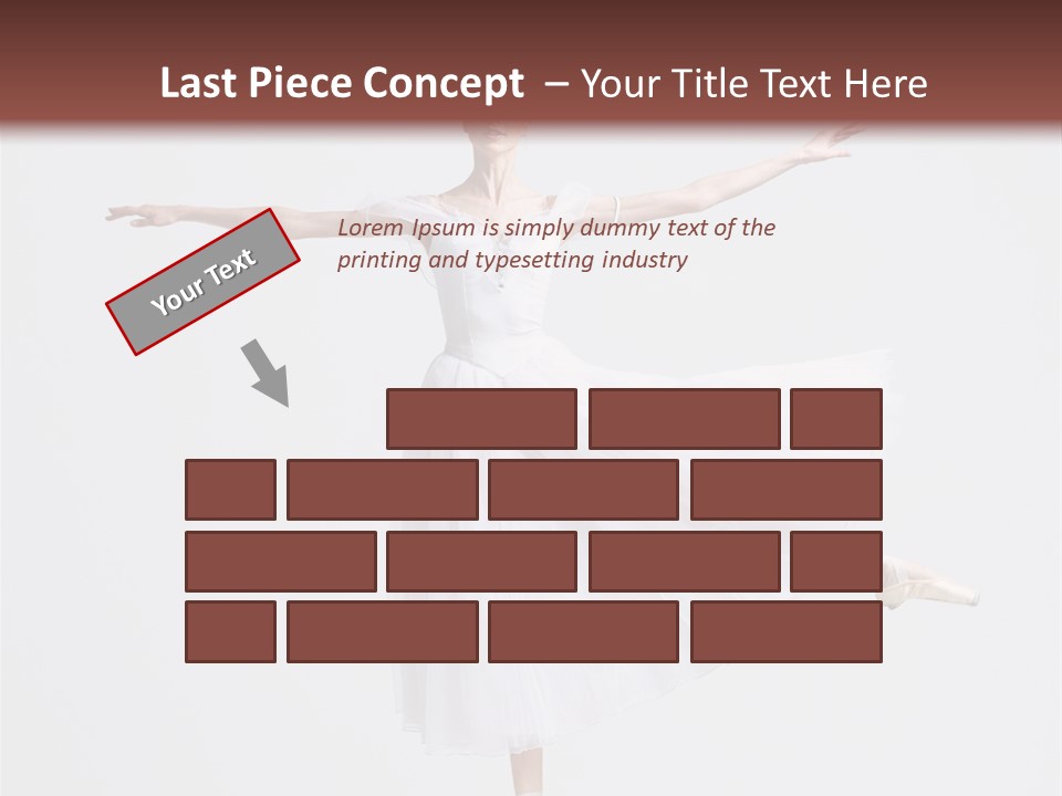 Ballerina Elegance Dancer PowerPoint Template