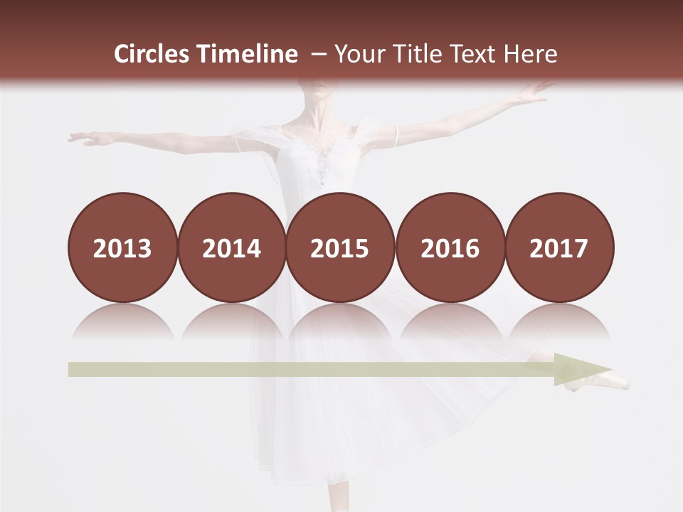 Ballerina Elegance Dancer PowerPoint Template