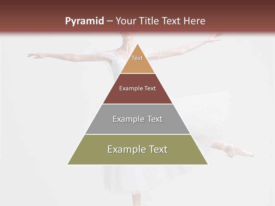 Ballerina Elegance Dancer PowerPoint Template