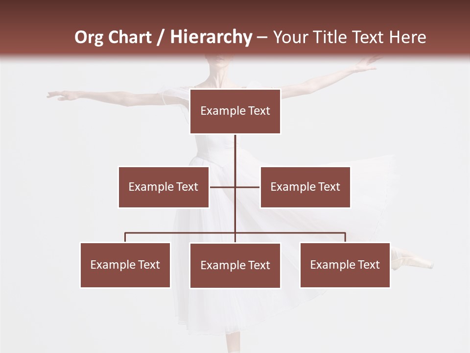 Ballerina Elegance Dancer PowerPoint Template