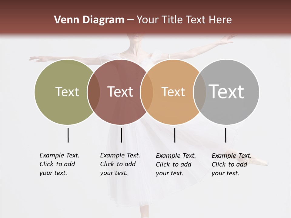 Ballerina Elegance Dancer PowerPoint Template