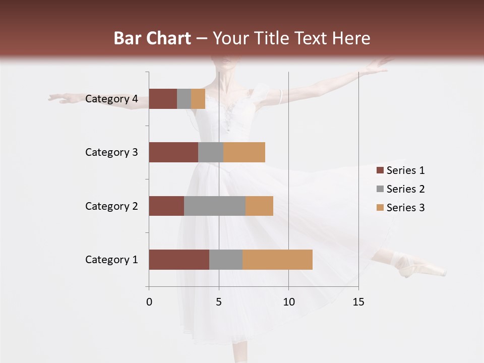Ballerina Elegance Dancer PowerPoint Template