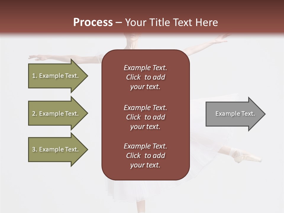 Ballerina Elegance Dancer PowerPoint Template