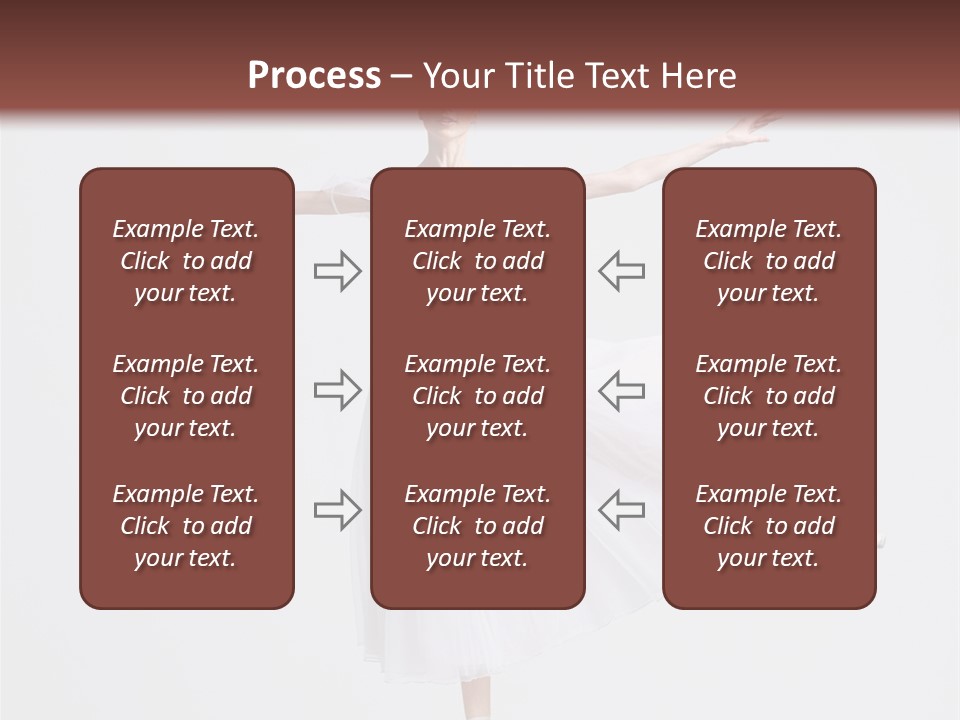 Ballerina Elegance Dancer PowerPoint Template