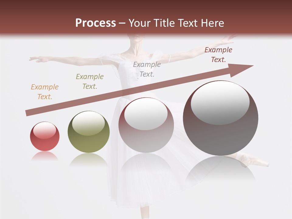 Ballerina Elegance Dancer PowerPoint Template