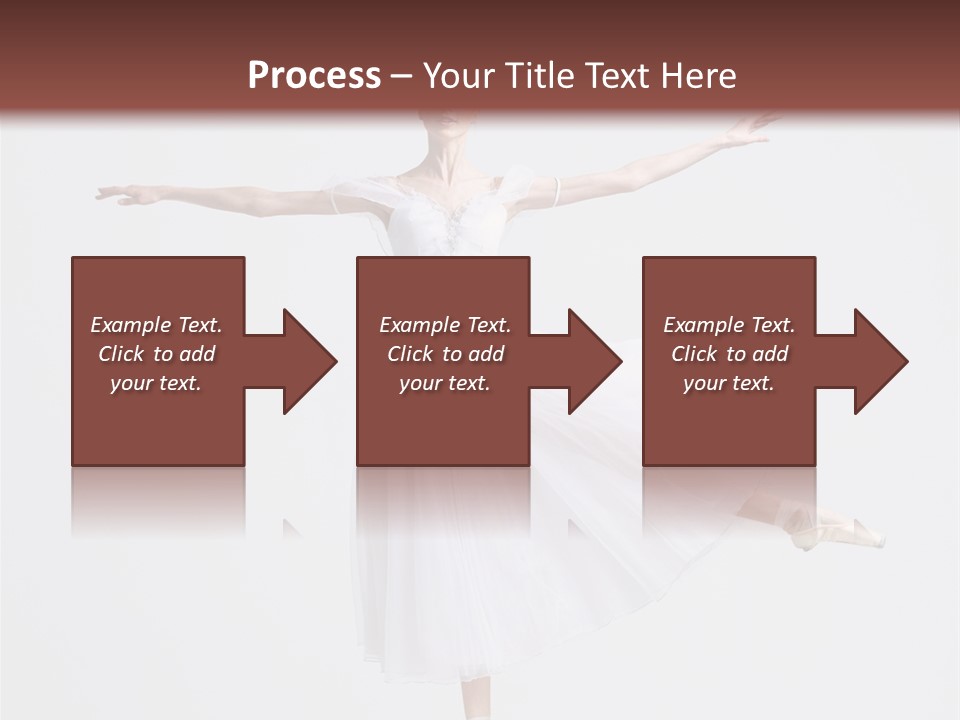 Ballerina Elegance Dancer PowerPoint Template