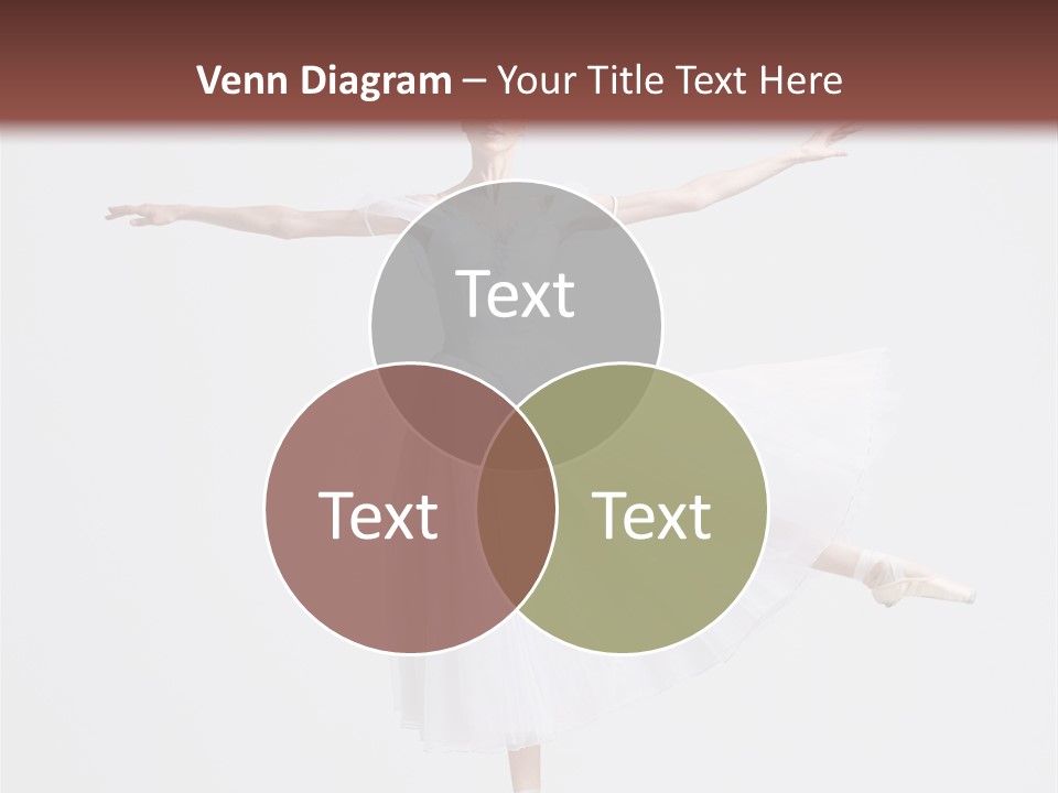 Ballerina Elegance Dancer PowerPoint Template