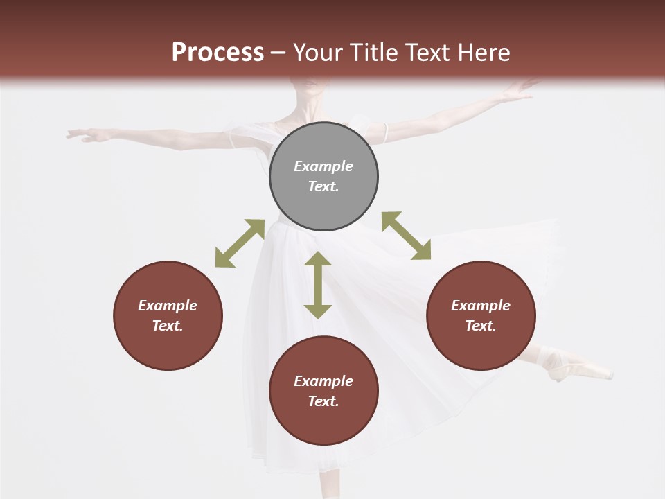 Ballerina Elegance Dancer PowerPoint Template